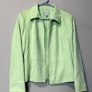 Talbots Lime Green Women's Blazer Size 4